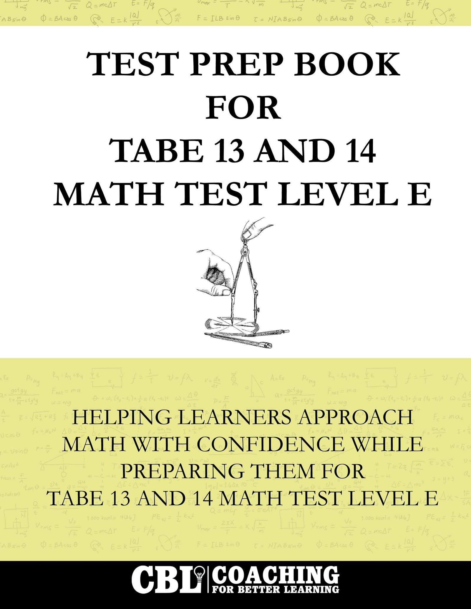 Ebook Cover TABE 13 and 14 Math Book E