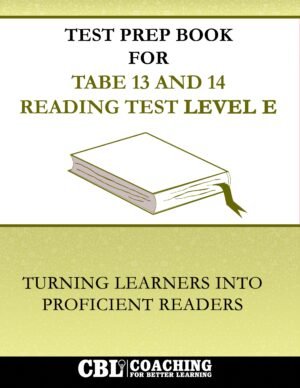 TABE 13 & 14 Level E reading test